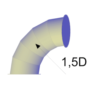 Kolana spawane R=1,5D
